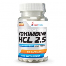  WestPharm  Yohimbine HCL 2.5 60 